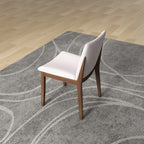 Modern Laura Mid-Century Modern Solid Wood Dining Chair Set