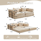 Compression Sofa - Convertible Floor Sofa Bed