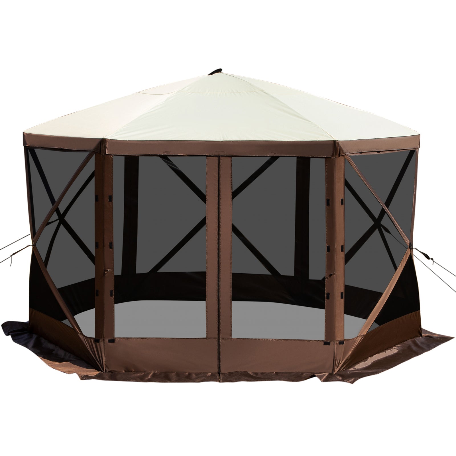 Camping Gazebo Tent - 10'x10' Pop-up Canopy