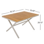 Teak Wood Outdoor Dining Table