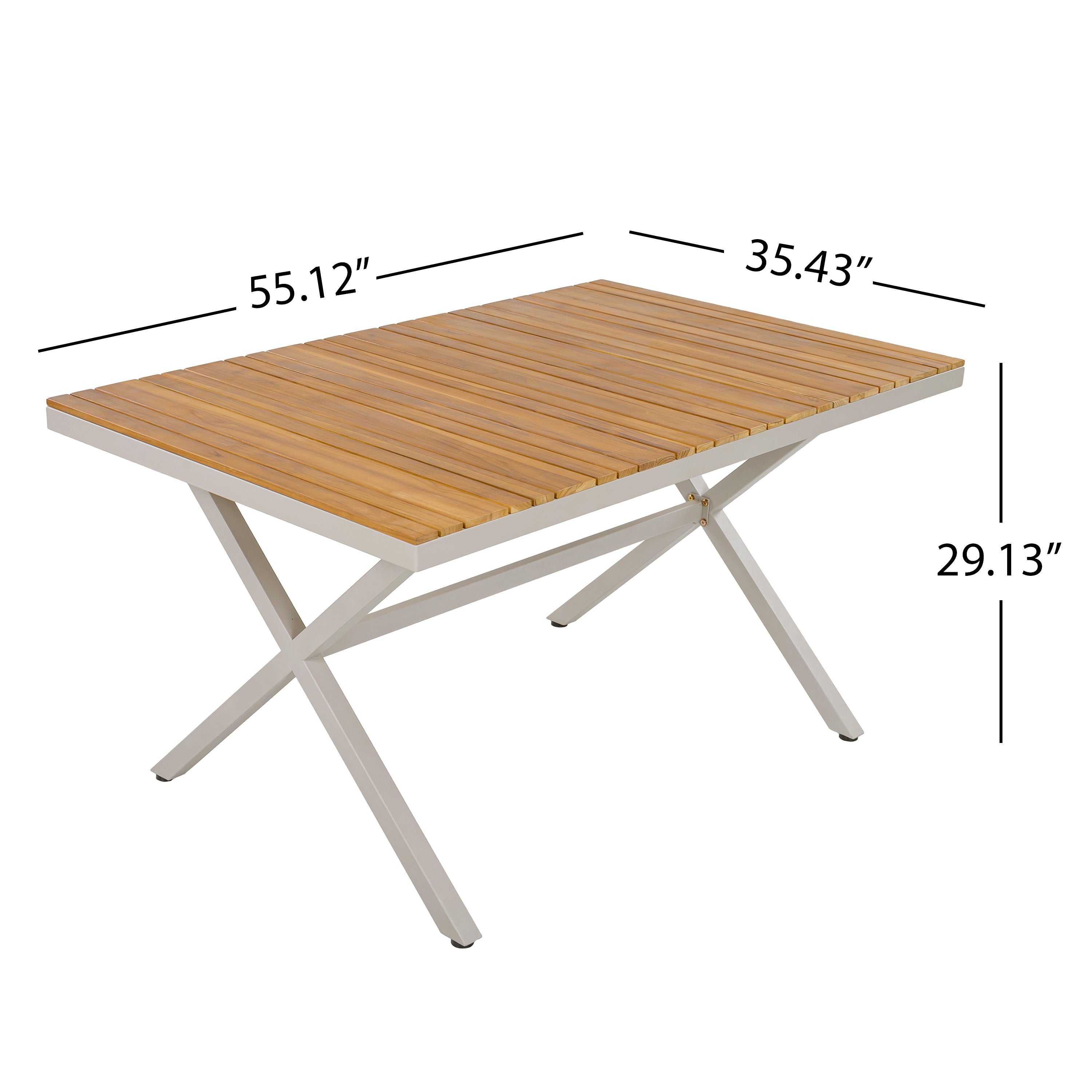 Teak Wood Outdoor Dining Table