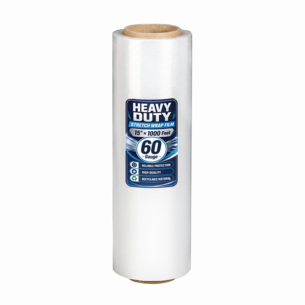 Stretch Wrap Stretch Film Roll - 1000ft Industrial Strength