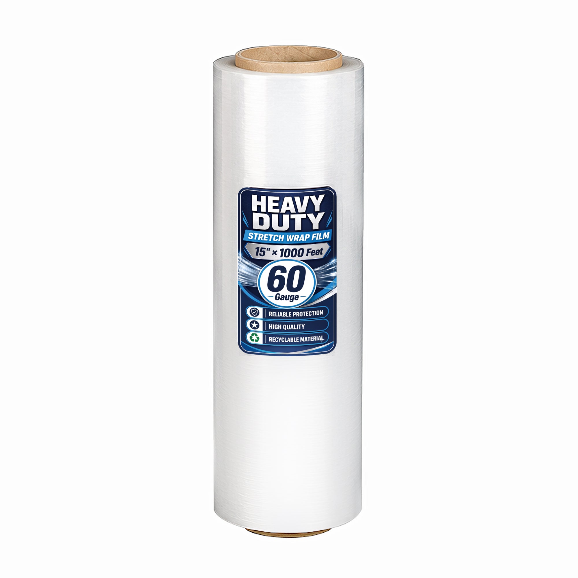 Stretch Wrap Stretch Film Roll - 1000ft Industrial Strength