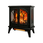 24 Inch 3D Flame Electric Infrared Quartz Fireplace Stove