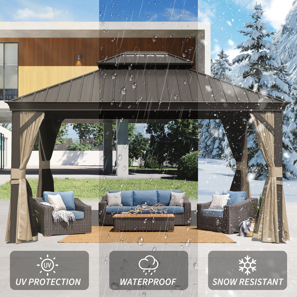 10' X 14' Hardtop Gazebo