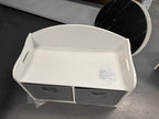 Kids Wooden Toy Box/Bench with Collapsible Fabric Drawers