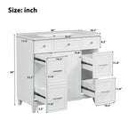 36" Bathroom Vanity with Ceramic Sink
