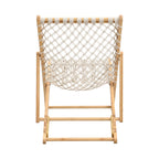 Set of 2 Weaving Chairs with Handwoven Rope