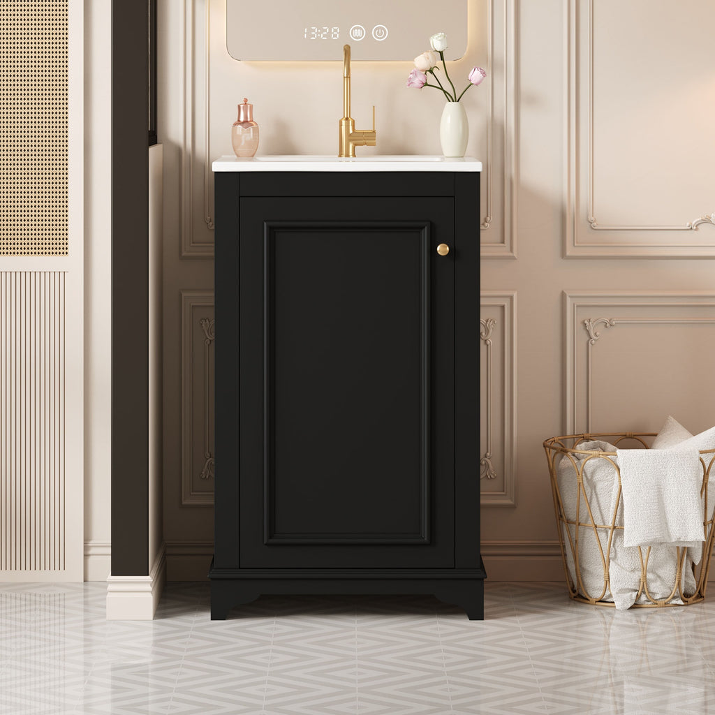 20-Inch Bathroom Vanity with Ceramic Sink