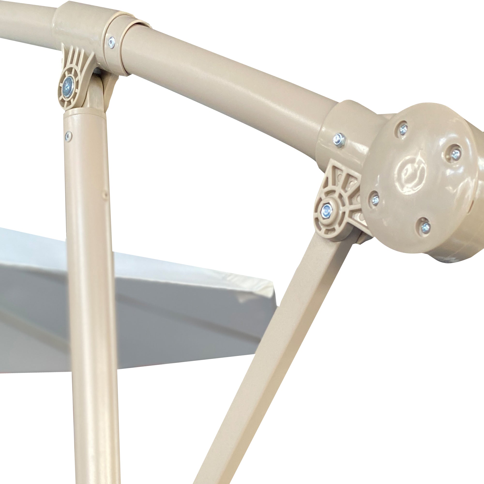 10ft Offset Patio Umbrella - Beige