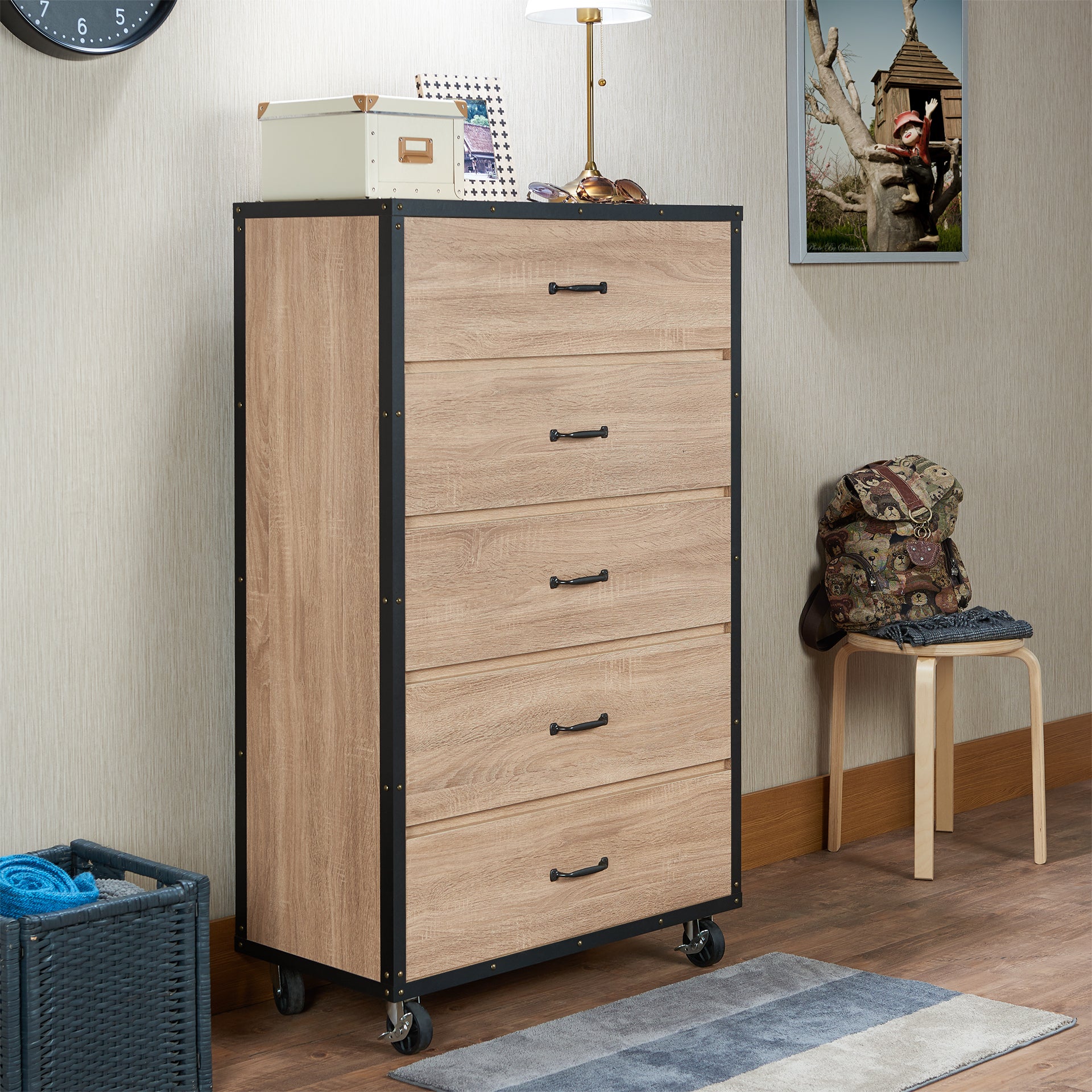 Bemis Weathered Light Storage Chest