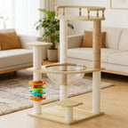 32.2" Modern Cat Tower for Indoor Cats