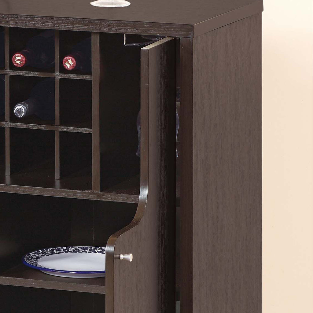 Red Cocoa Wine Cabinet