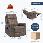 ComfortMax Camel Recliner