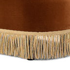 Melinda 48.5" Oval Tufted Bullion Fringe Storage Bench