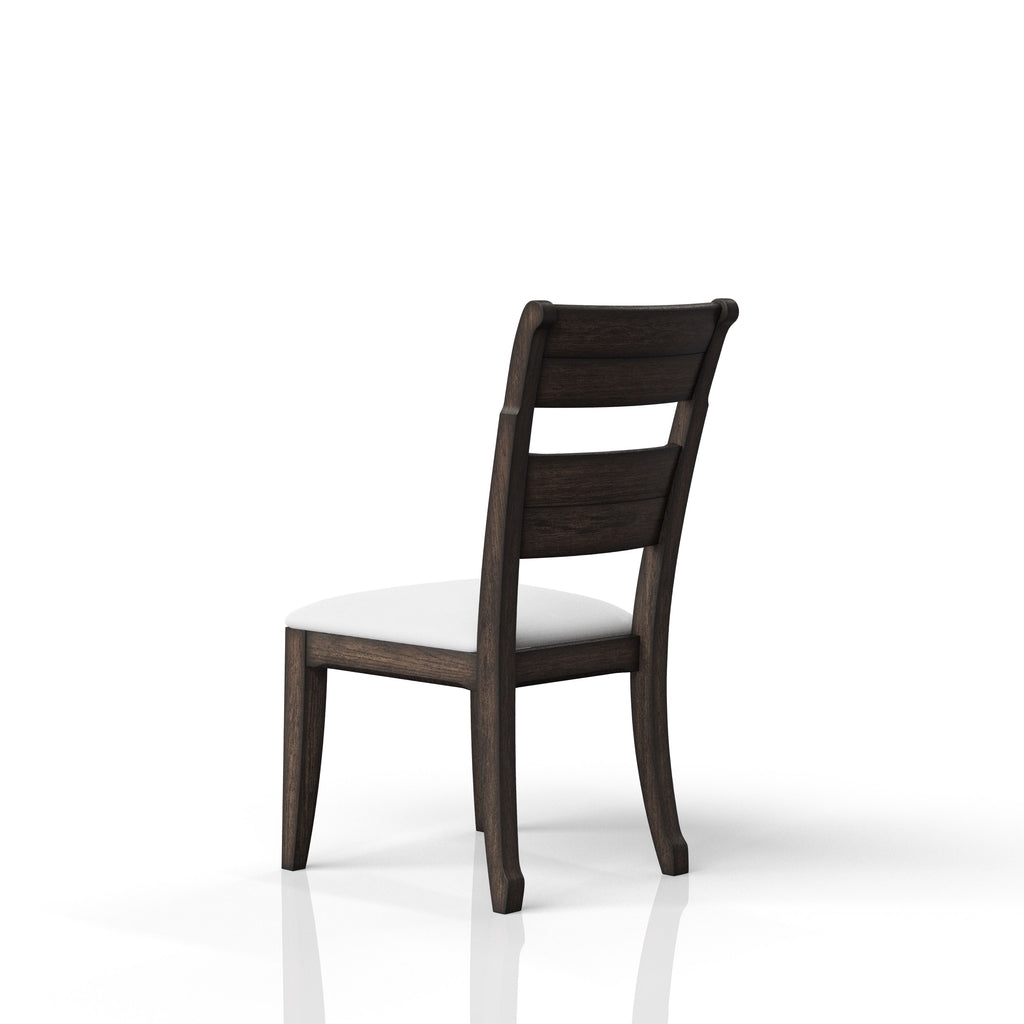 Chocolate Upholstered Seat Side Chair