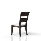 Chocolate Upholstered Seat Side Chair