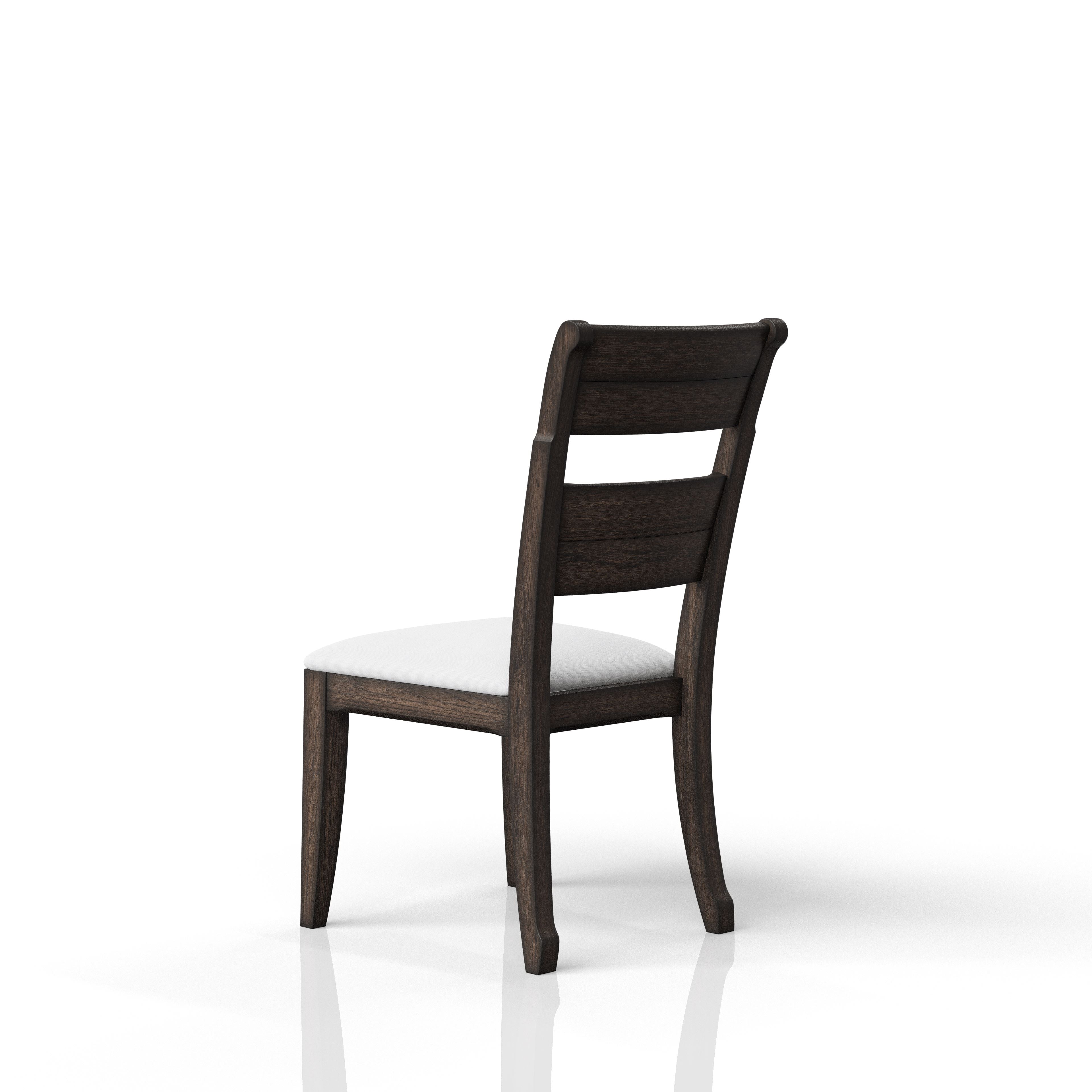 Chocolate Upholstered Seat Side Chair