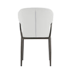 Kirsten Wood Vegan Leather Dining Chair