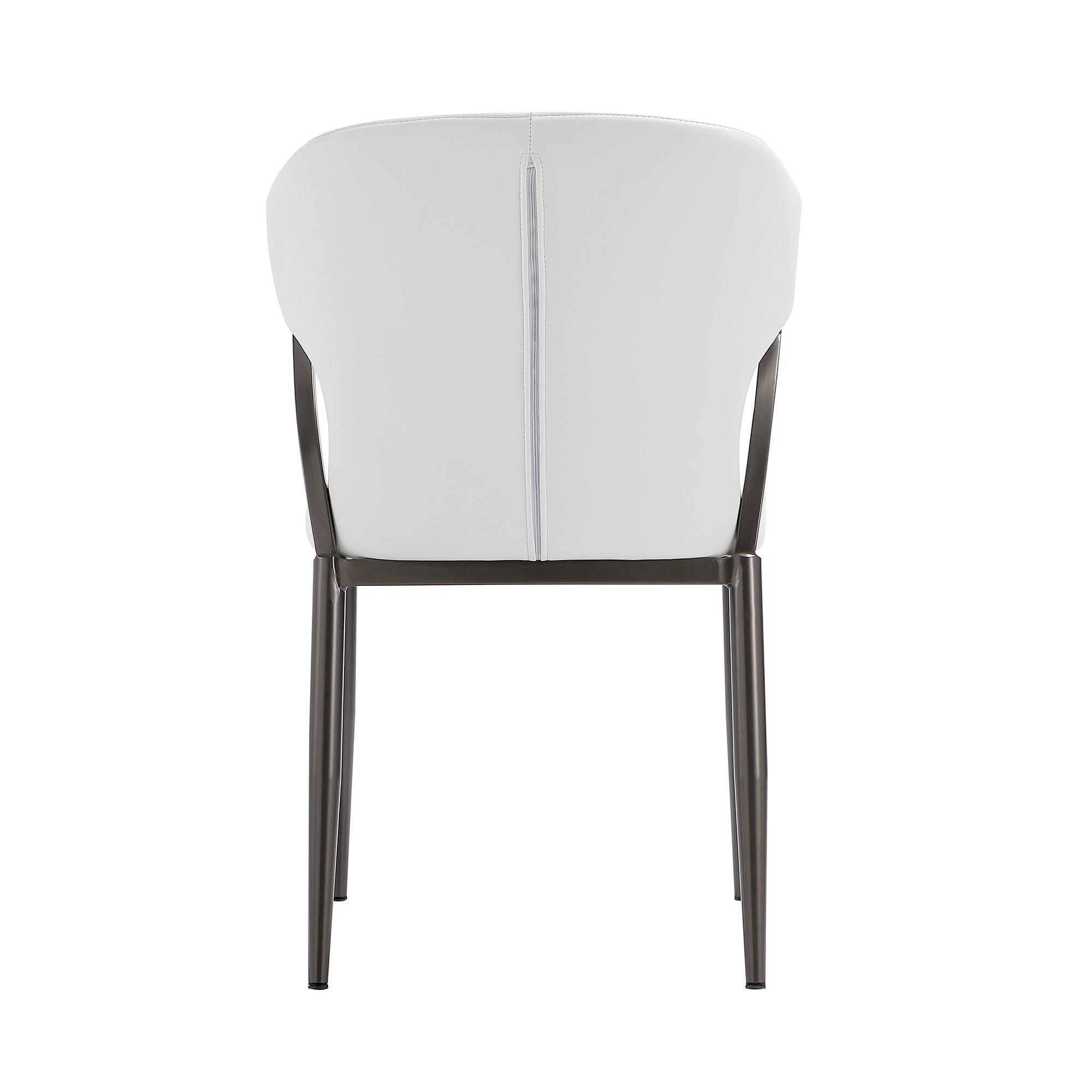 Kirsten Wood Vegan Leather Dining Chair
