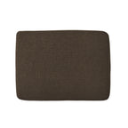 Upholstered Ottoman, Chocolate