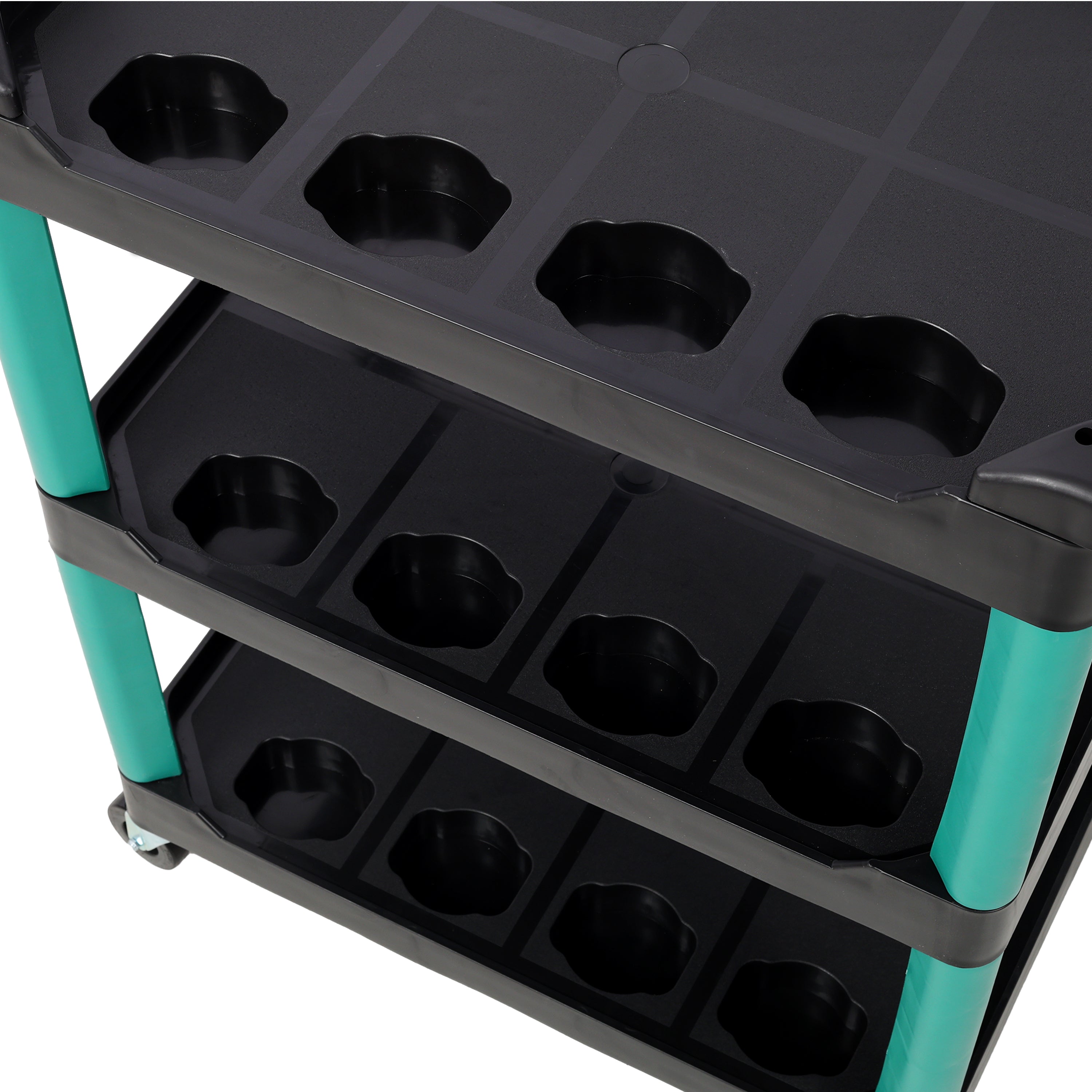 3 Tier Rolling Auto Detail Cart