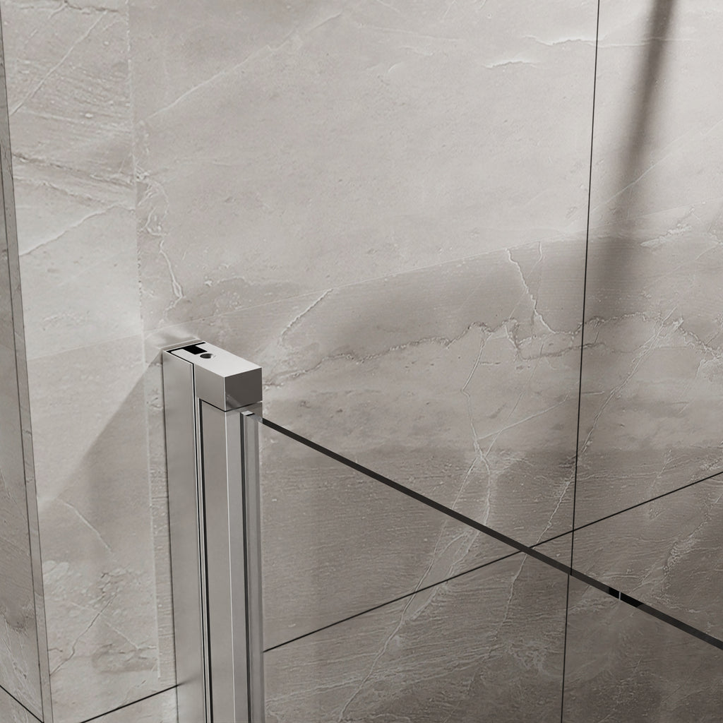 Goodyo 34"x72" Pivot Shower Door in Tempered Glass