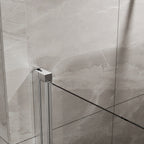 Goodyo 34"x72" Pivot Shower Door in Tempered Glass