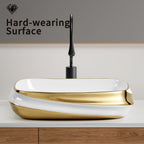 Ceramic Bathroom Vessel Sink - 24" x 17"