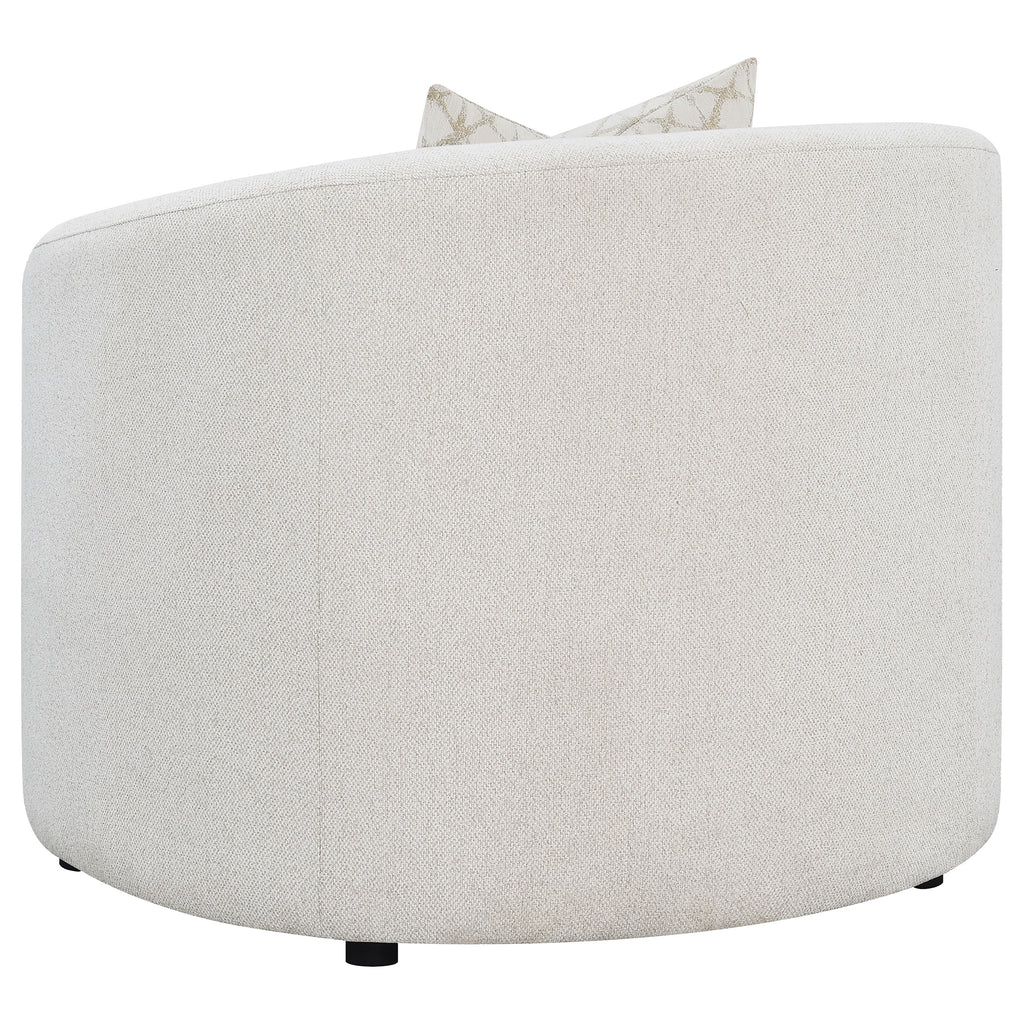Rory Latte 3-Piece Sloped Arms Living Room Set