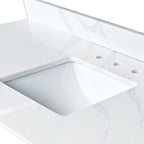 61-Inch Quartz Bathroom Vanity Top