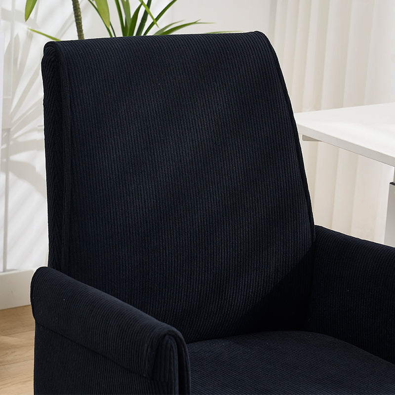 Mid-Back Liftable Office Chair in Black