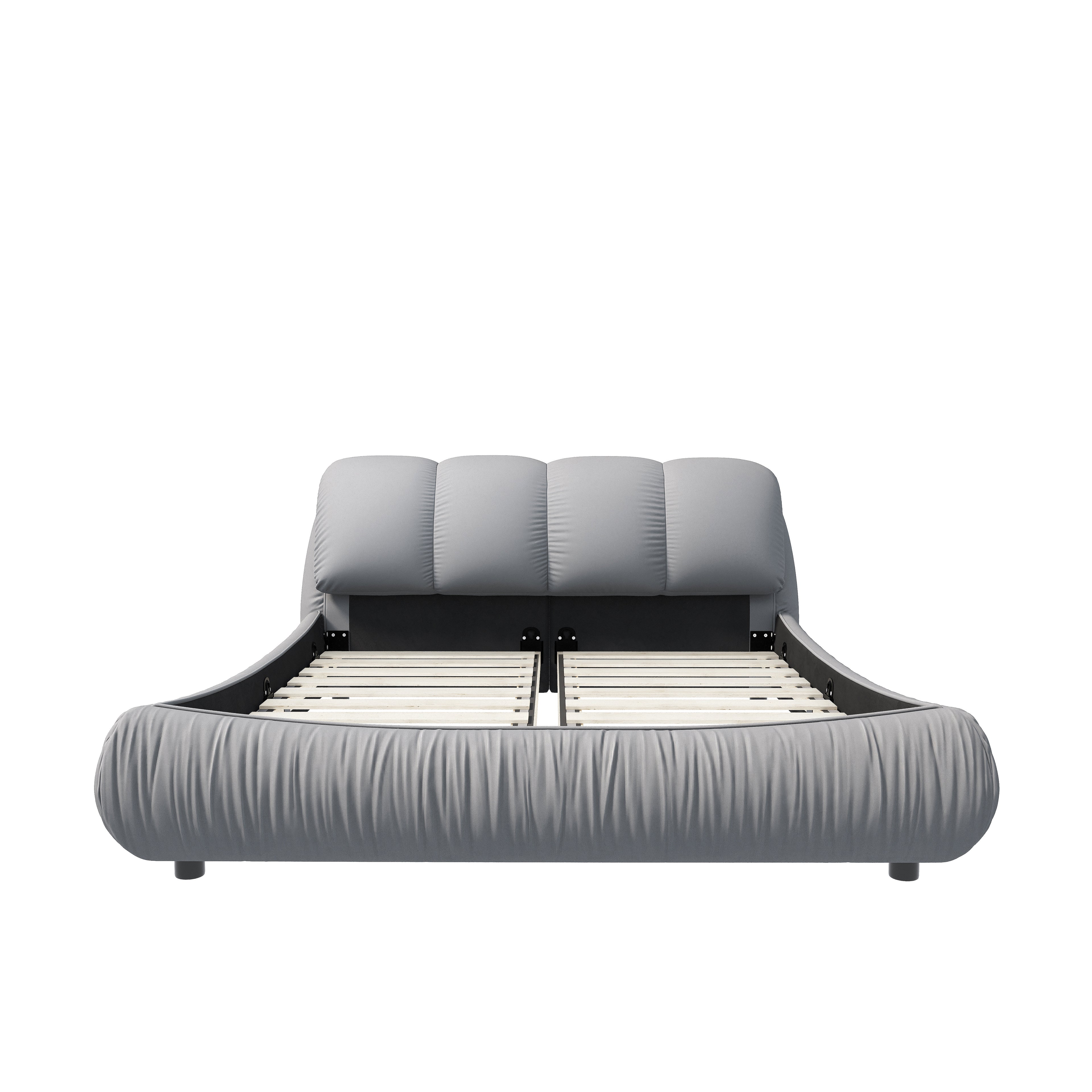 Queen Size Luxury Upholstered Platform Bed