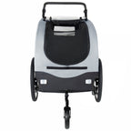 2-in-1 Bike Trailer & Pet Stroller for Dogs up to 110lbs
