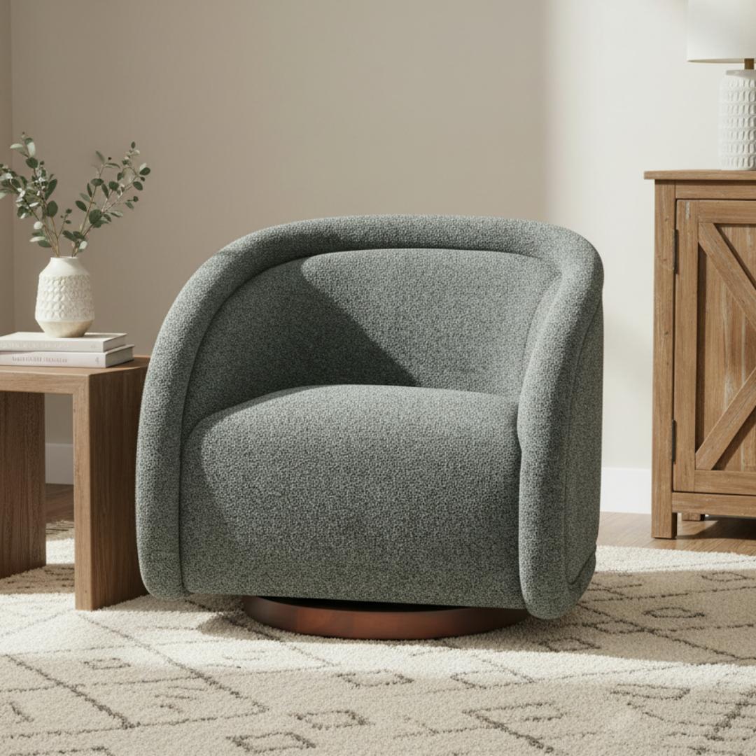 Sabbo Accent Chair with Swivel Base