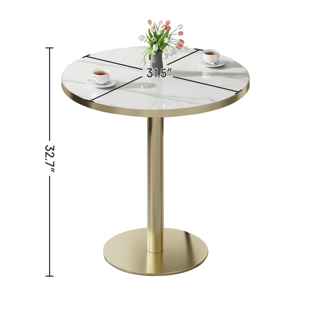 31.5" Round Modern Tulip Dining Table