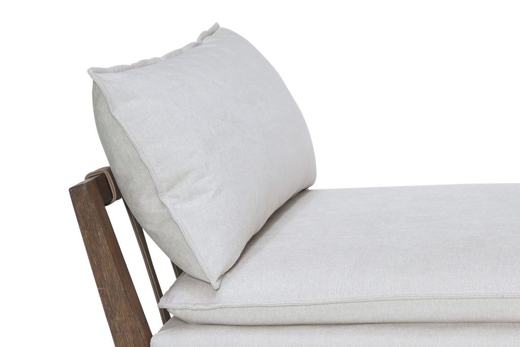 Daybed With Leather Strap Detail