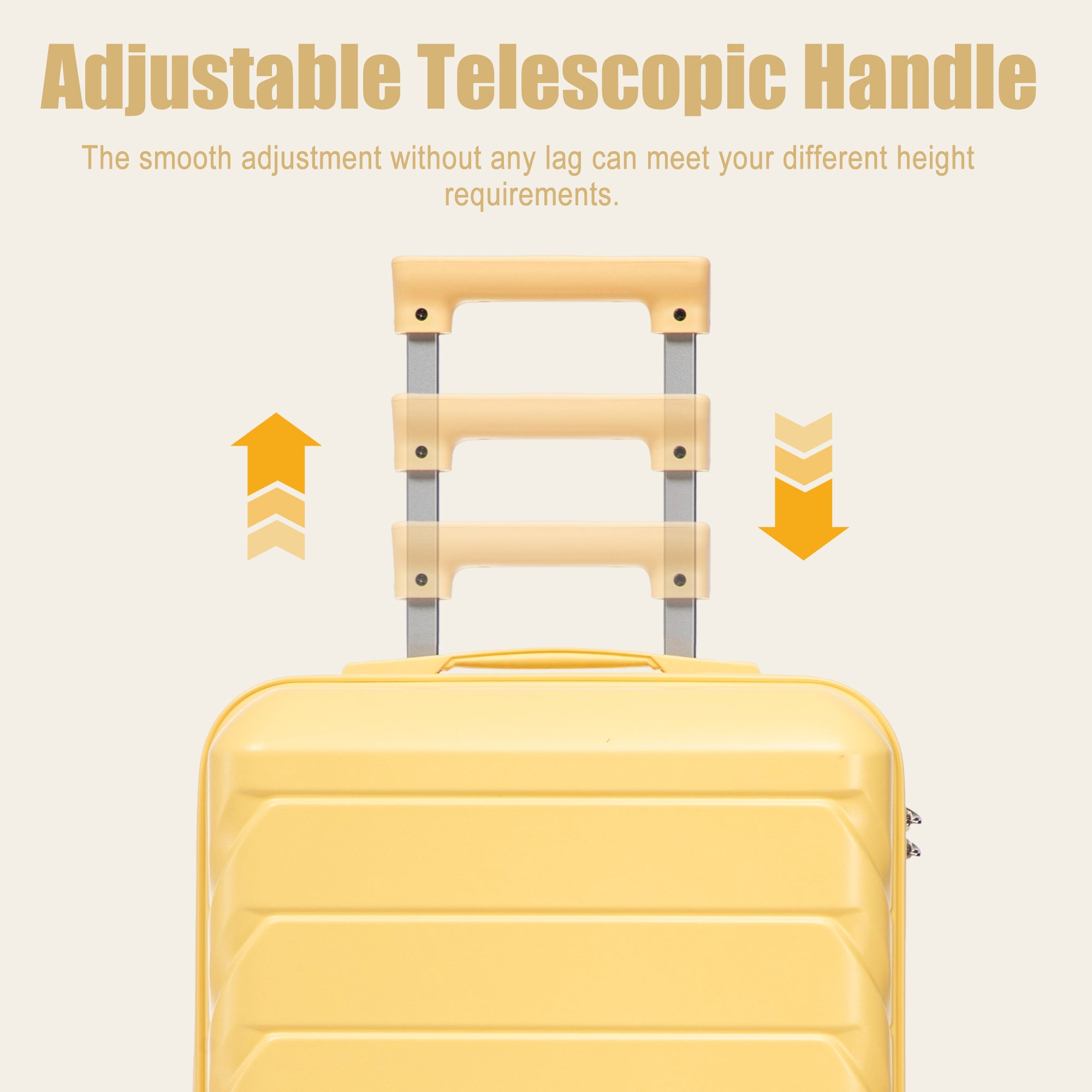 20 Inch ABS Hard Shell Travel Checked Luggage