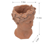D7x11" Visage Head Bust Planter
