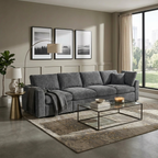 U-Style 130.3" Modular Sectional Sofa
