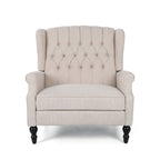 Push Back Recliner Chair with Rivet Decoration