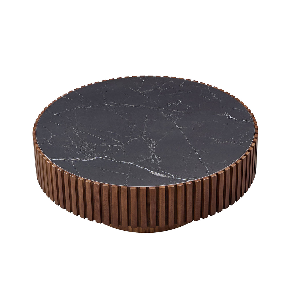 Nesting Round Sintered Stone Coffee Table