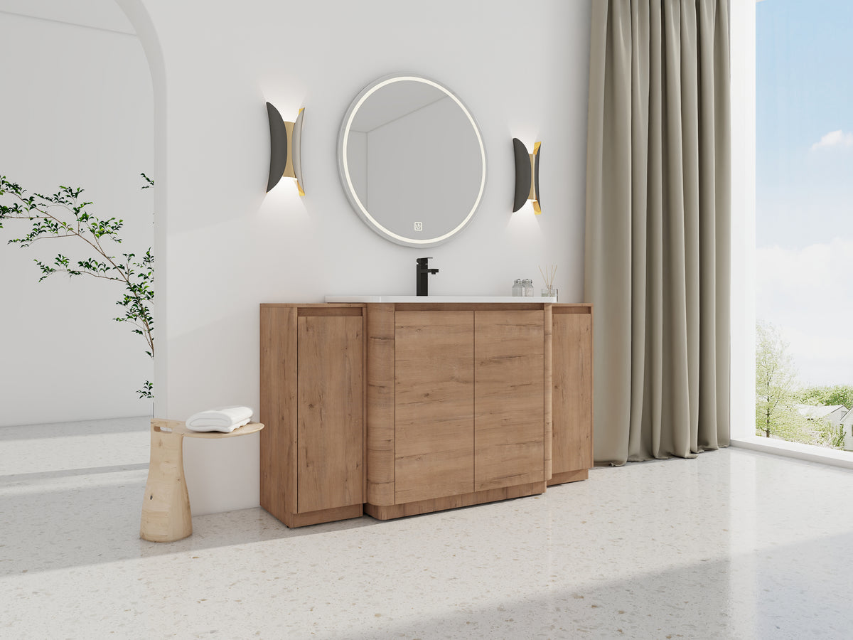 60'' Freestanding Bathroom Vanity With Storage