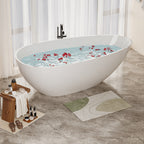 59" Freestanding Solid Surface Bathtub