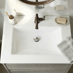 24″W x 18″D Drop In Bathroom Ceramic Vessel Sink