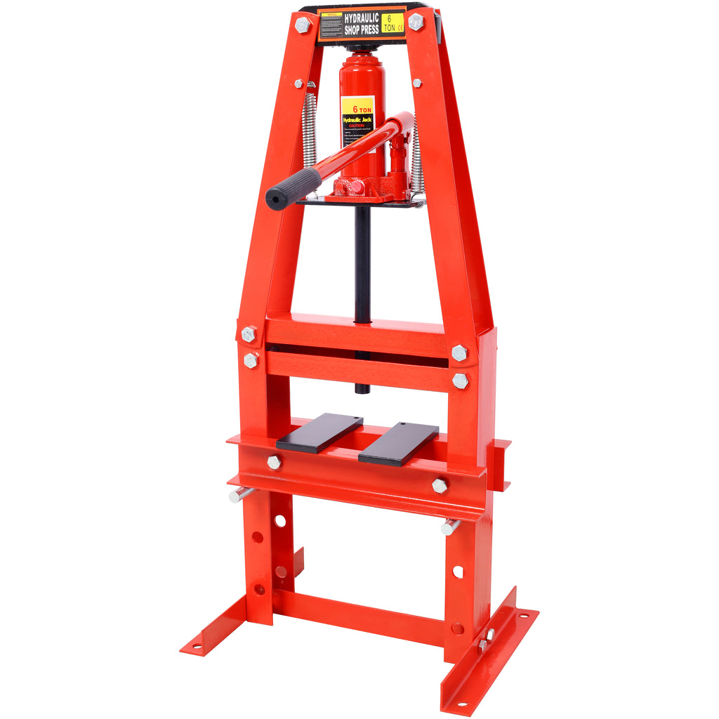 6-Ton Benchtop Hydraulic A-Frame Shop Press with Plates
