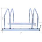 2 Bikes Floor Bike Stand