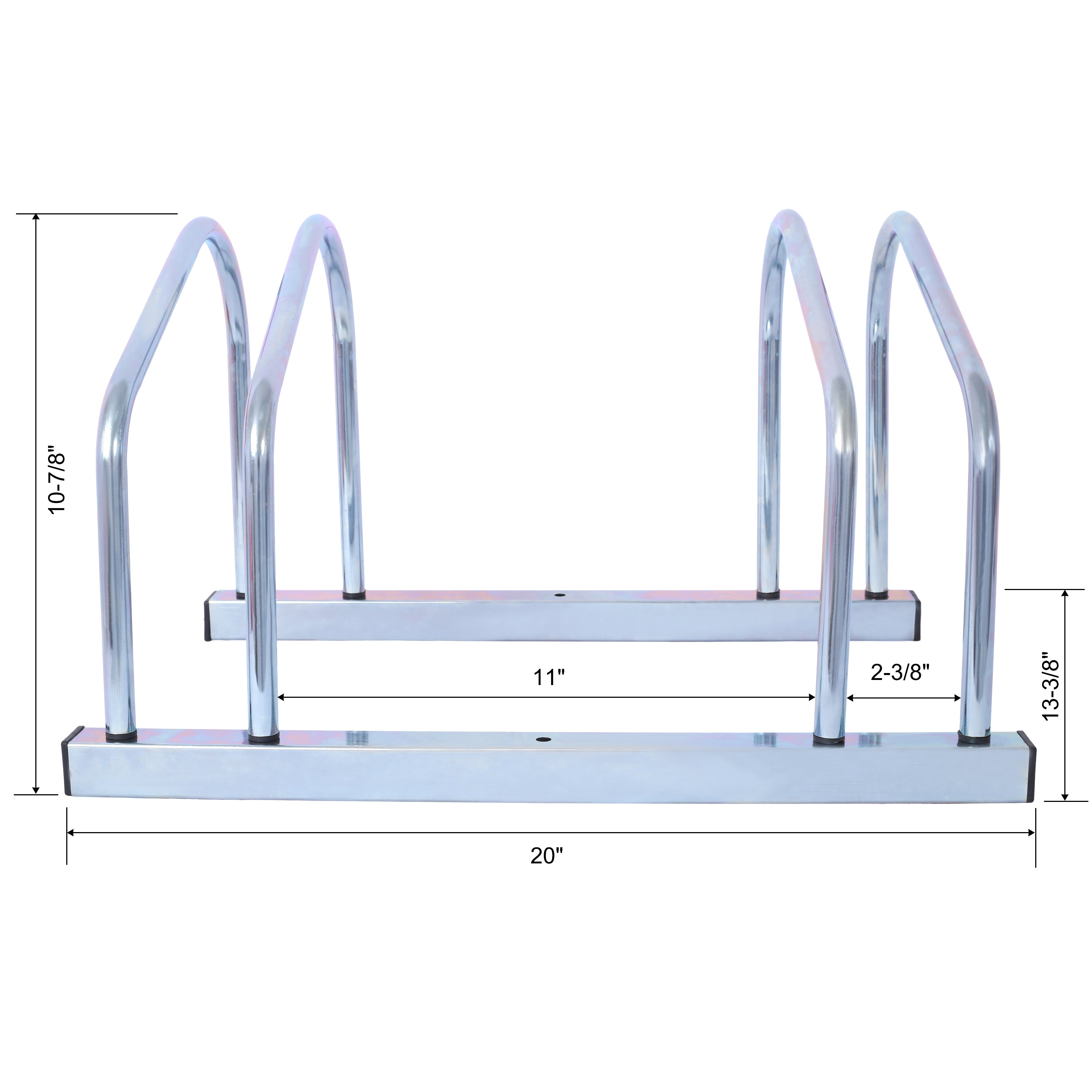 2 Bikes Floor Bike Stand