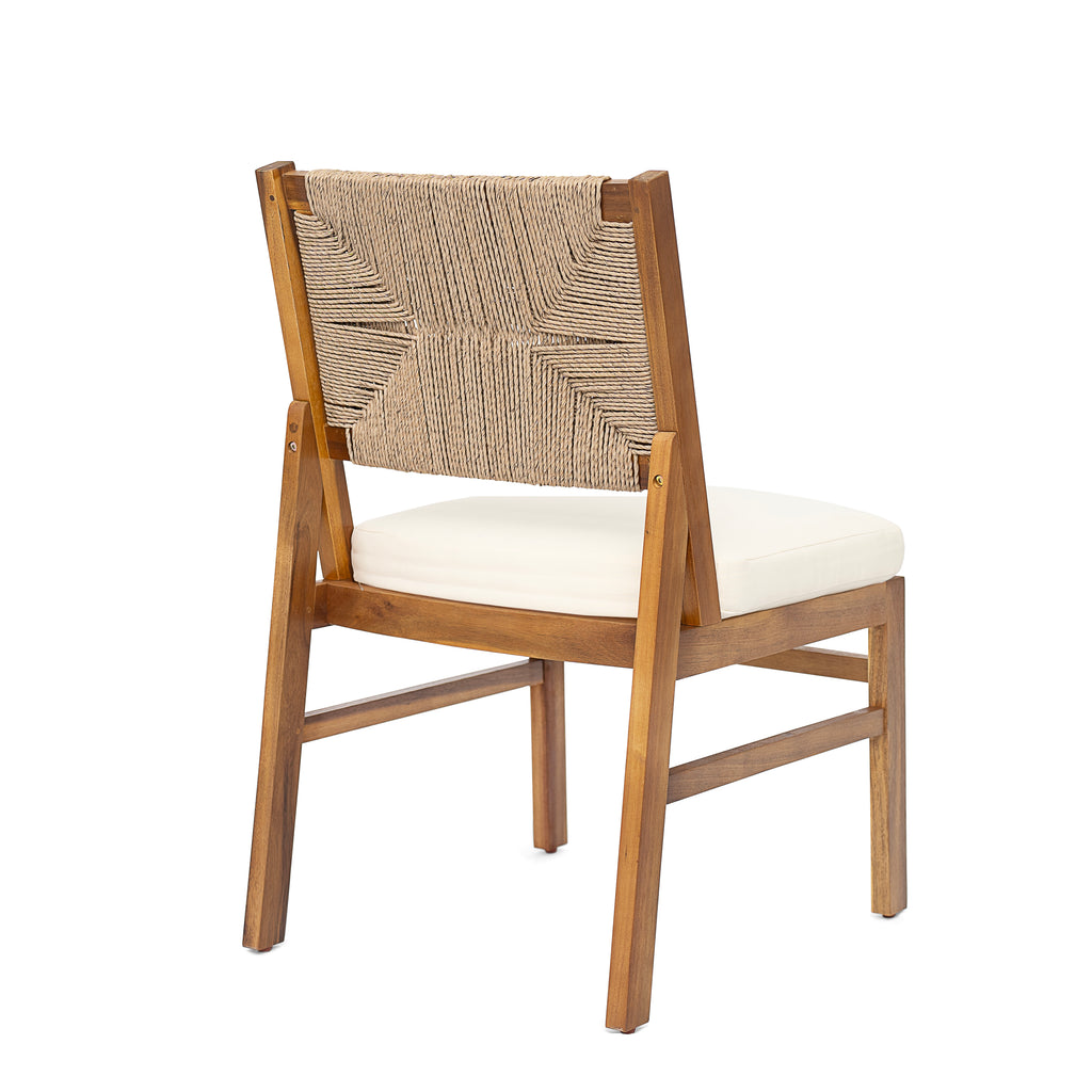 5 Piece Acacia Wood Outdoor Patio Dining Set