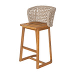 Outdoor Acacia Wood Bar Stools (4 PCS)